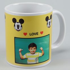 Love Mickey Mouse Customized Mug; Love Mickey Mouse Customized Mug; Customized Mug Price in Bangladesh; Customized Mug; Mug; Personalized Mug price; Photo Mug Price; dekora Mug;
