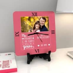 My Love will always be yours Customized Anniversary Clock