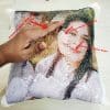 Create cherished memories with our personalized pillow featuring photo prints on both sides. Customize this unique keepsake with your favorite pictures.