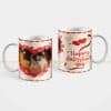 Couple Mug Design with Photo; Happy Valentine's Day Gift Calendar Photo Mug