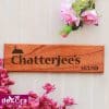 Customized Wooden Name Plate With Family Name 2