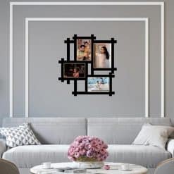 Four Images Wall Hanging Photo Frame; You & Me Wall Handing Photo Frame; Best Wall hanging photo frame price in bangladesh; Customize wall hanging photo; dekora; Photo wall hanging photo;