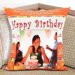 Happy Birthday Customized Cushion