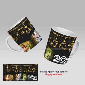 Happy New Year Special Gift White Photo Mug; special customize photo gift mug price in bangladesh; Customize White Ceramic photo prcie in bangladesh; Personalized ceramic photo mug price; Customize Black photo mug price in Bangladesh; dekora; Customize photo mug design; Customize photo mug print price in bangladesh; Couple Special text mug price;