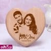Heart shaped Customized Wooden Photo Frame