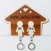 Mr. & Mrs. Wall Hanging Decorative Key Ring Folder