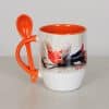Orange Spoon Photo Mug