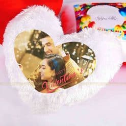 love shape pillow with photo; Valentine's Day Gift Heart Shape White Pillow; Heart Shape Pillow price in bangladesh; Photo Pillow price in bangladesh; Best Photo pillow price; Heart Shape photo pillow price; Customize photo pillow price; Couple Photo pillow price; Valentine photo pillow price in bangladesh
