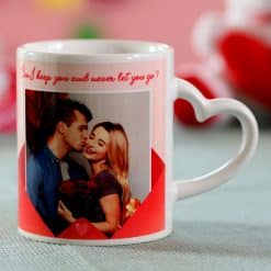 Love you heart Customized Photo Mug