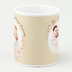 marriage anniversary personalised mug 3