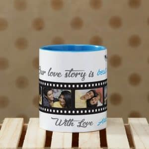 perfect love story personalized mug 3