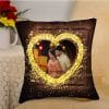 Personalized Blingy Heart LED Cushion