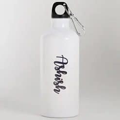 Customized Name White Bottle