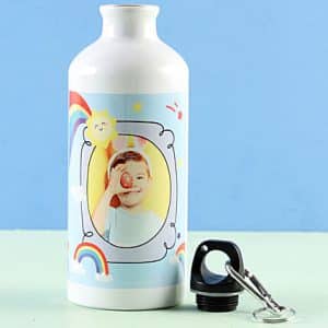 personalised rainbow water bottle 3
