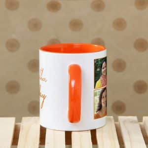 personalized orange ceramic mug for mom 4