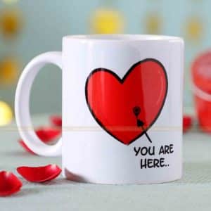 You are My Heart Printed Mug