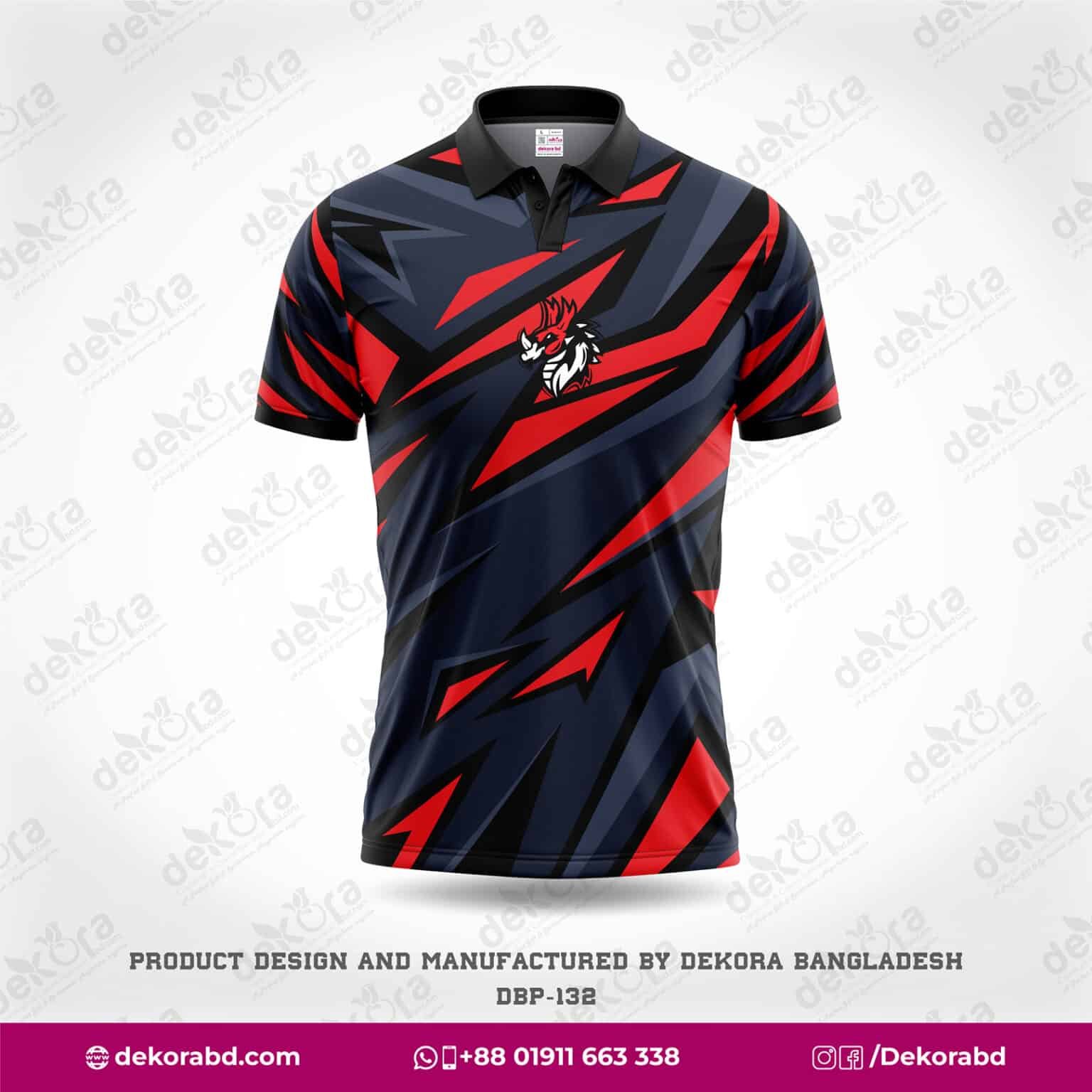 Custom Made Black Polo Shirt; Red Black Theme Polo Jersey Front; Red & Black Polo Jersey price in Bangladesh; Polo Jersey price in Bangladesh; Best Polo Jersey in Bangladesh; Dekora; Dekora polo Jersey; Personalized Navy Blue & Green Polo Jersey; Customize Polo Jersey for men; personalized polo jersey for men; Custom polo jersey design; Custom polo Jersey design; Customize Polo Jersey; Cricket Jersey; Personalized polo Jersey; Customize Polo Jersey Company in Bangladesh; Customize Polo Jersey Maufacturer company in Bangladesh;