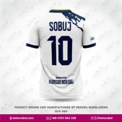 Sublimation Football Jersey with Chinese Collar; sublimation football jersey in bd; custom made football jersey price in bd; personalized football jersey with Chinese collar; Chinese collar sports jersey; white color chinese collar cricket jersey; custom made jersey manufacturers in bd; Chinese collar jersey design in bd; Chinese collar sports jersey mockup in Bangladesh;