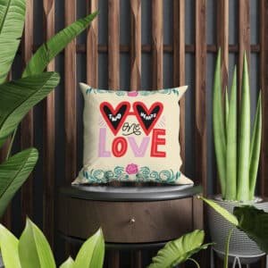 Valentine Love Text Pillow Price in BD scaled