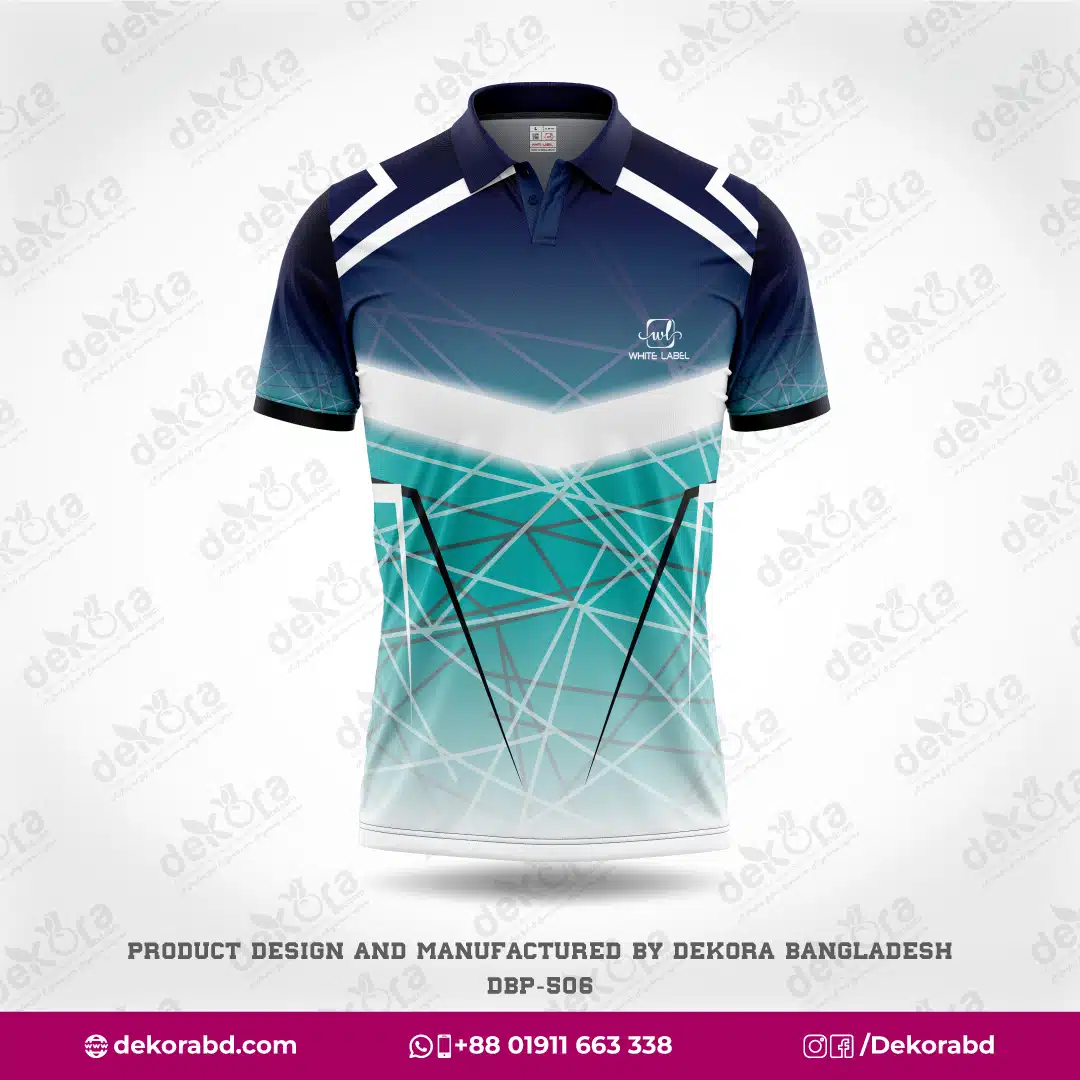Jersey Design With Collar Sublimation Printed Premium Kit